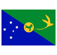 Panneau Rigide Format 18x12cm Drapeau de Pays Nation ile de Noel épaisseur 3mm