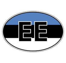 Supstick Autocollant Stickers Automobile Estonie 20x13cm