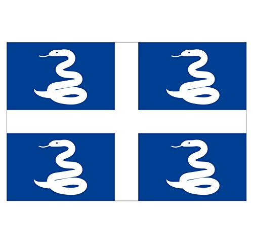 Panneau Rigide Format 18x12cm Drapeau de Pays Nation Martinique épaisseur 3mm