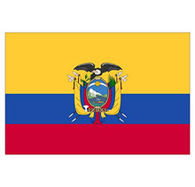 Panneau Rigide Format 18x12cm Drapeau de Pays Nation équateur épaisseur 3mm