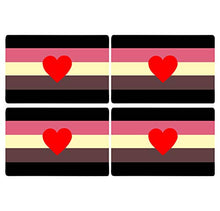 Supstick Drapeau Fetiche des Gros Lot de 4 Format 6X4CM