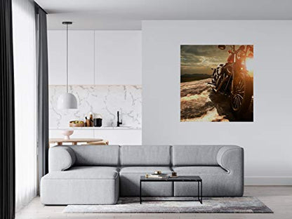 Panorama Alu 80x80cm - Tableau Décoration Murale - Accroche Facile - Photo Image Artistique Photographie