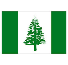 Panneau Rigide Format 18x12cm Drapeau de Pays Nation iles de Norfolk épaisseur 3mm