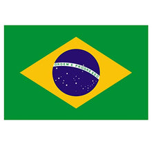 Supstick Lot de 8 Autocollants Stickers Drapeau de Pays Nation brésil Format 3x2cm