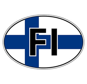 Supstick Autocollant Stickers Automobile Finlande 25x17cm