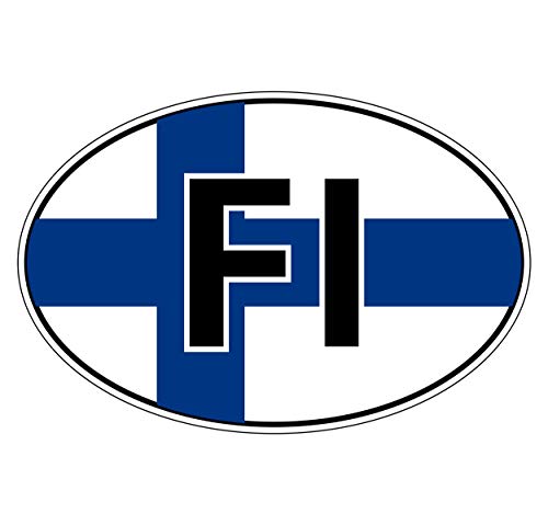 Supstick Autocollant Stickers Automobile Finlande 20x13cm