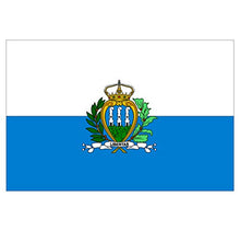 Panneau Rigide Format 18x12cm Drapeau de Pays Nation san Marin épaisseur 3mm