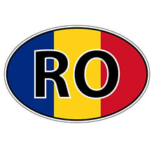 Supstick Autocollant Stickers Automobile Roumanie 25x17cm