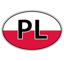 Supstick Autocollant Stickers Automobile Pologne 5x3,5cm