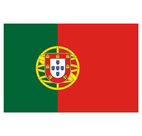 Supstick Lot de 8 Autocollants Stickers Drapeau de Pays Nation Portugal Format 3x2cm