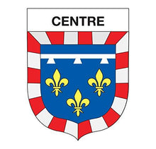 Supstick Autocollant Stickers Blason de région département Centre Format 15x12cm - supstick.fr