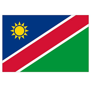 Supstick Autocollant Stickers Drapeau de Pays Nation Namibie Format 15x10cm