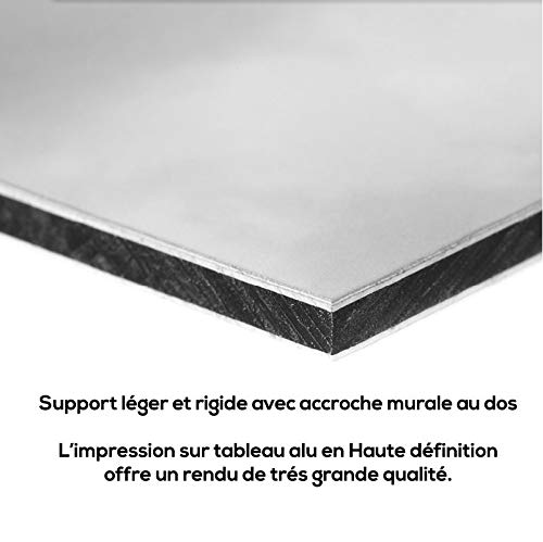 Panorama Alu 60x60cm - Tableau Décoration Murale - Accroche Facile - Photo Image Artistique Photographie