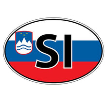Supstick Autocollant Stickers Automobile Slovénie 20x13cm