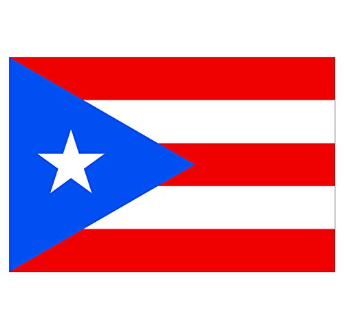 Panneau Rigide Format 18x12cm Drapeau de Pays Nation Puerto-Rico épaisseur 3mm