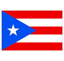 Panneau Rigide Format 18x12cm Drapeau de Pays Nation Puerto-Rico épaisseur 3mm