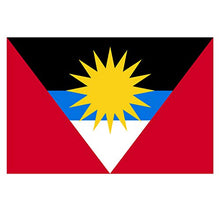 Panneau Rigide Format 18x12cm Drapeau de Pays Nation Antigua et Barbuda épaisseur 3mm