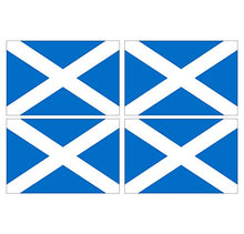 Supstick Lot de 4 Autocollants Stickers Drapeau de Pays Nation écosse Format 12x8cm