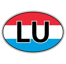 Supstick Autocollant Stickers Automobile Luxembourg 15x10cm