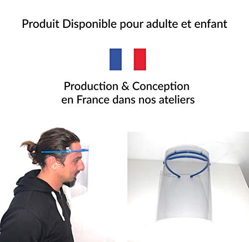 Visière de Protection Transparente Adulte Anti postillons Anti gouttelettes - supstick.fr