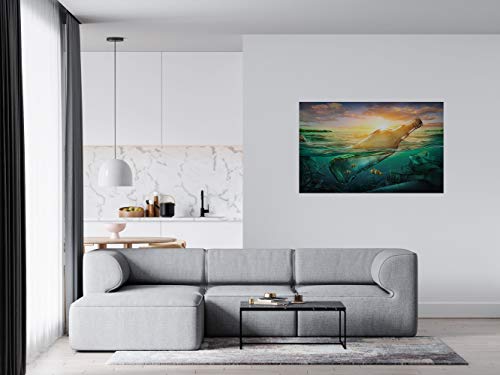 Panorama Alu 60x90cm - Tableau Décoration Murale - Accroche Facile - Photo Image Artistique Photographie