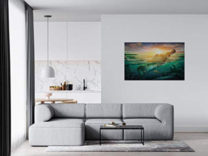 Panorama Alu 60x90cm - Tableau Décoration Murale - Accroche Facile - Photo Image Artistique Photographie