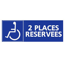 Panneau Rigide Handicapé - Personne à mobilité réduite accès Parking flèche Droite Format rectangulaire 10x30cm épaisseur 3mm