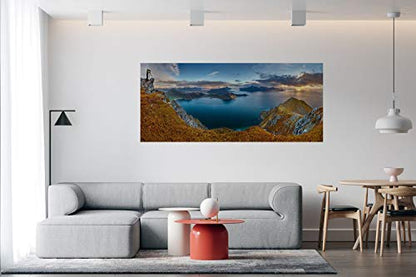 Panorama Alu 60x90cm - Tableau Décoration Murale - Accroche Facile - Photo Image Artistique Photographie