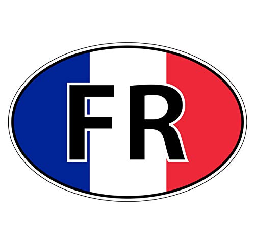 Supstick Autocollant Stickers Automobile France 5x3,5cm