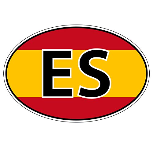 Supstick Autocollant Stickers Automobile Espagne 20x13cm