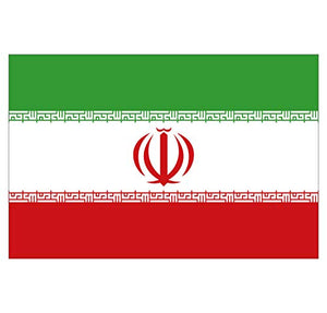 Supstick Lot de 8 Autocollants Stickers Drapeau de Pays Nation Iran Format 3x2cm