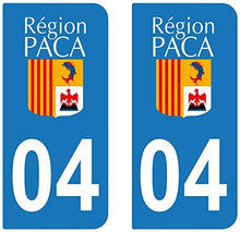 supstick 2 STICKERS AUTOCOLLANT PLAQUE IMMATRICULATION DEPT 04 Provence-Alpes-Côte d’Azur - supstick.fr