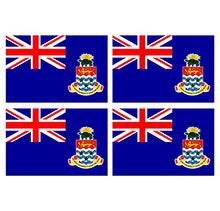 Supstick Lot de 4 Autocollants Stickers Drapeau de Pays Nation iles caïmans Format 12x8cm