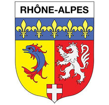 Supstick Autocollant Stickers Blason de région département Rhône Alpes Format 10x8cm - supstick.fr