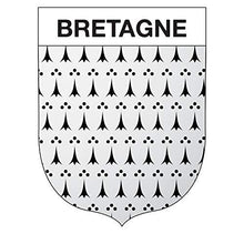 Supstick Autocollant Stickers Blason de région département Bretagne Format 15x12cm - supstick.fr
