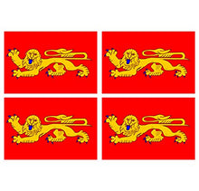 Supstick Lot de 4 Autocollants Stickers Drapeau de département région française aquitaine Format 12x8cm