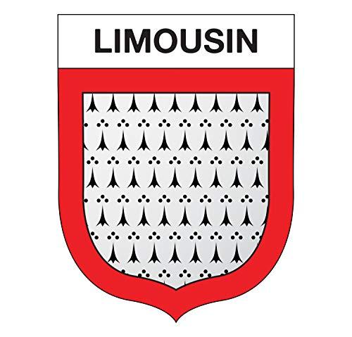 Supstick Autocollant Stickers Blason de région département Limousin Format 15x12cm - supstick.fr