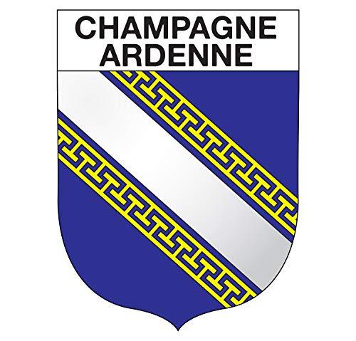 Supstick Autocollant Stickers Blason de région département Champagne-Ardenne Format 10x8cm - supstick.fr