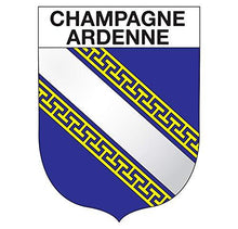 Supstick Autocollant Stickers Blason de région département Champagne-Ardenne Format 10x8cm - supstick.fr