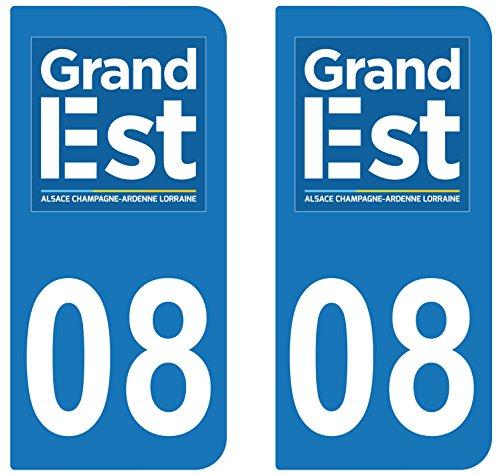 supstick 2 STICKERS AUTOCOLLANT PLAQUE IMMATRICULATION DEPT 01 Auvergne-Rhône-Alpes - supstick.fr