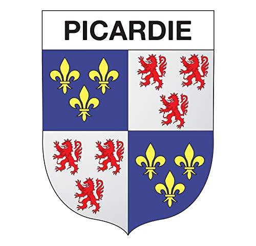 Supstick Autocollant Stickers Blason de région département Picardie Format 15x12cm - supstick.fr