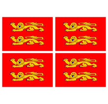 Supstick Lot de 4 Autocollants Stickers Drapeau de département région française Basse-Normandie Format 12x8cm