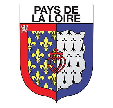 Supstick Autocollant Stickers Blason de région département Pays de la Loire Format 15x12cm - supstick.fr