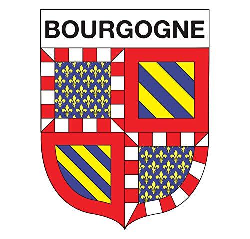 Supstick Autocollant Stickers Blason de région département Bourgogne Format 10x8cm - supstick.fr