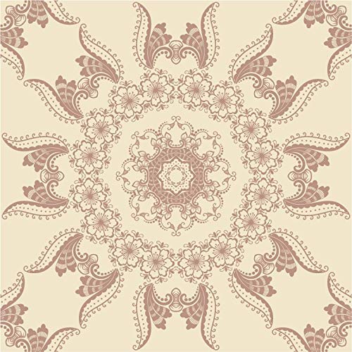 Lot de 20 Adhésif Carrelage - décoration de carreaux - 20 pièces plastifié en mat - Mosaïque style oriental modèle 4 - format 15x15cm par pièce