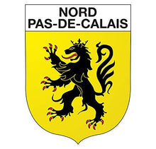 Supstick Autocollant Stickers Blason de région département Nord Pas de Calais Format 10x8cm - supstick.fr