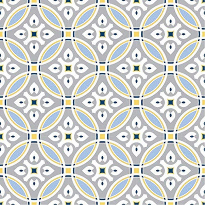 Lot de 30 Adhésif Carrelage - décoration de carreaux - 30 pièces plastifié en mat - carreau grey - format 10x10cm par pièce